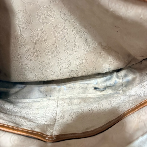 Michael Kors Beige and Tan Signature Tote - Picture 7 of 13